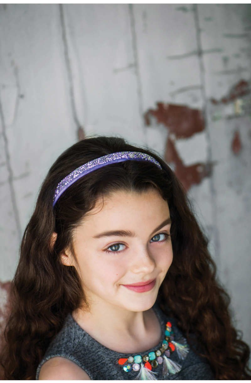 Druzy Quartz Headband | Purple