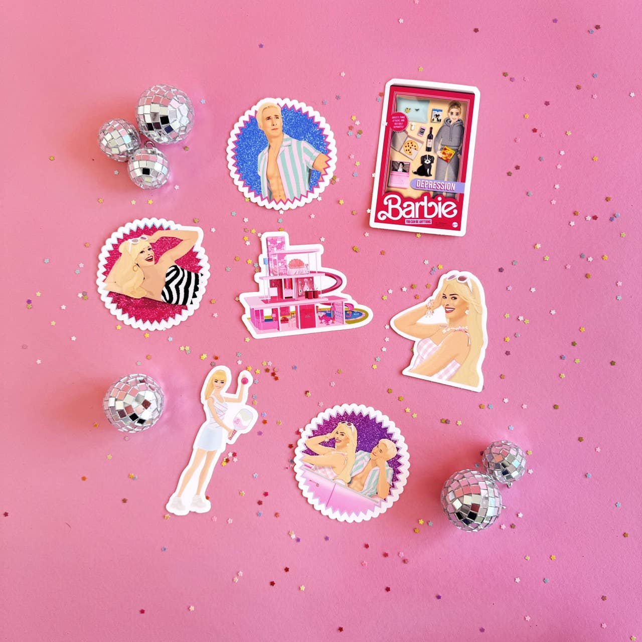 Barbie Movie Dreamhouse Sticker