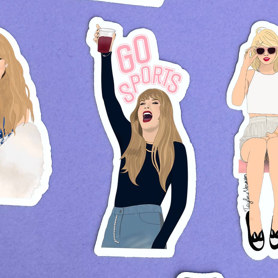 Taylor Swift Go Sports Sticker