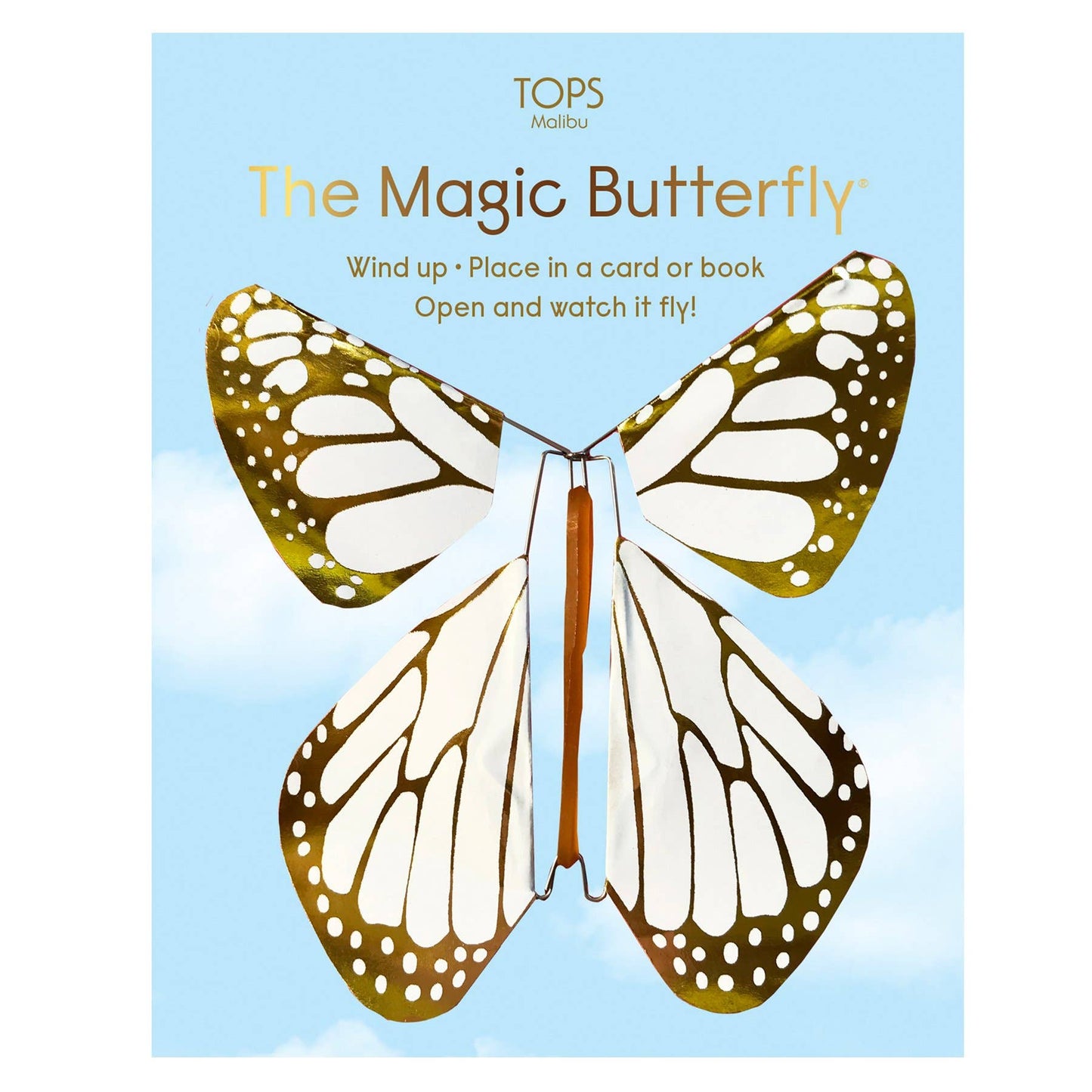 Metallic Flying Magic Butterfly