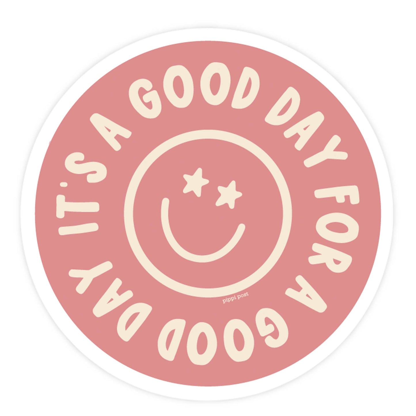 Good Day Smiley Sticker