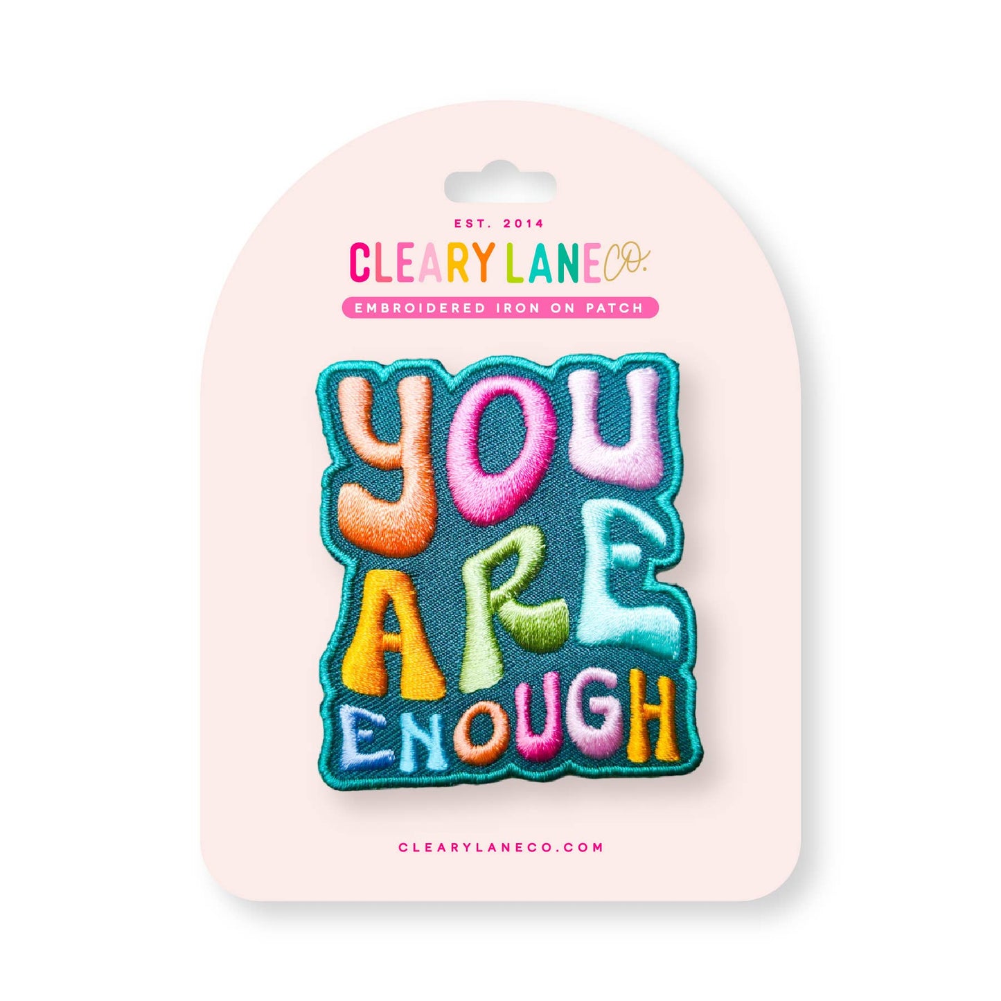 You Are Enough Iron-on Patch
