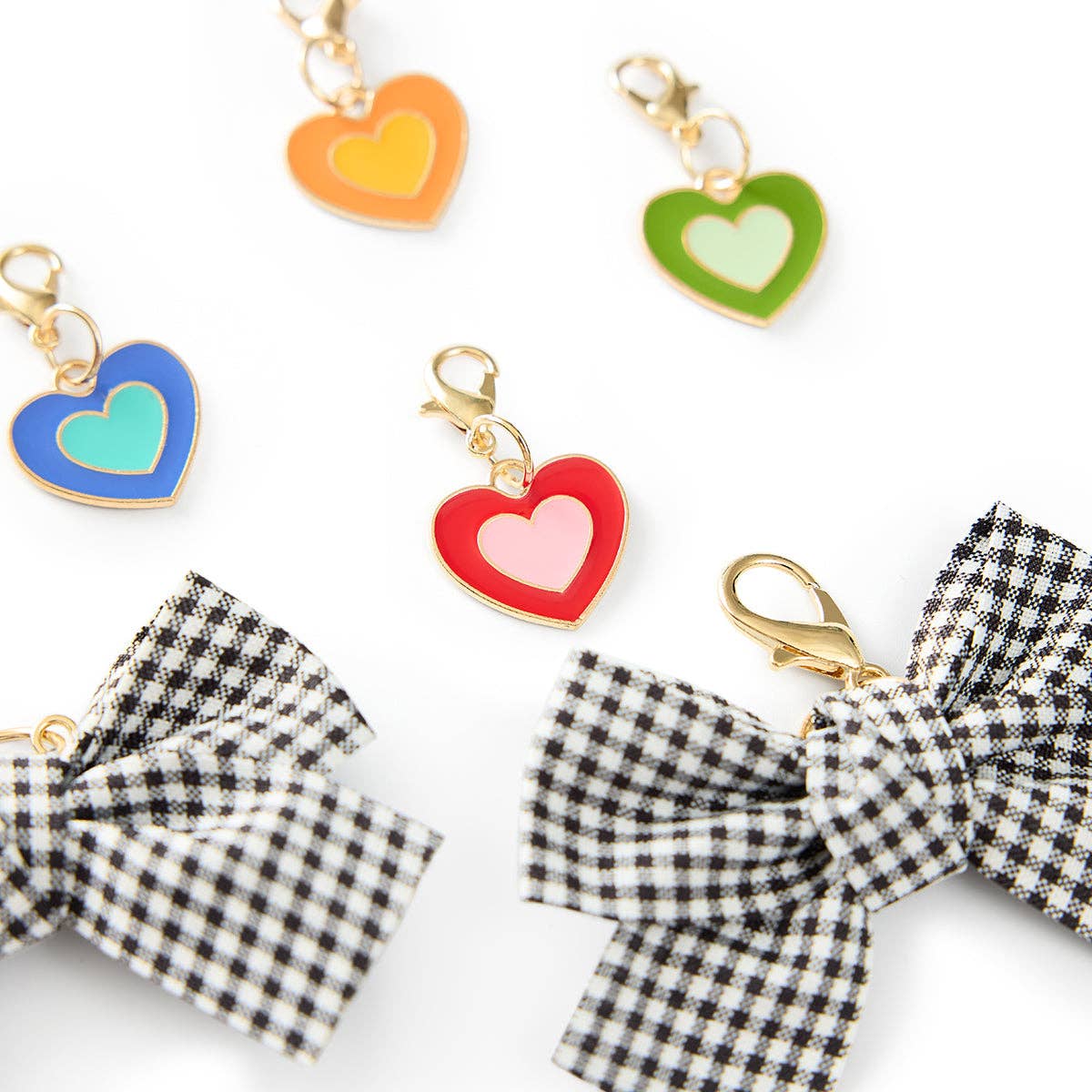 BETTER WITH A BOW SHOE CLIP SET- Plaid