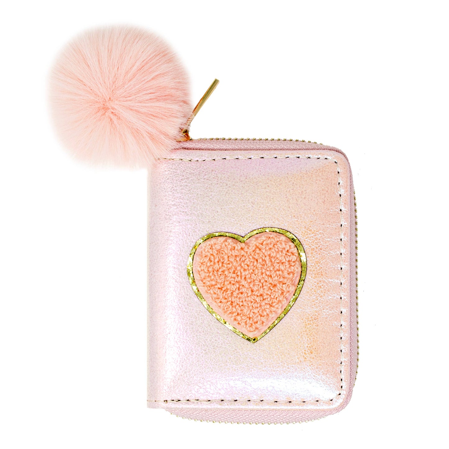 Pink Shiny Patch Wallet