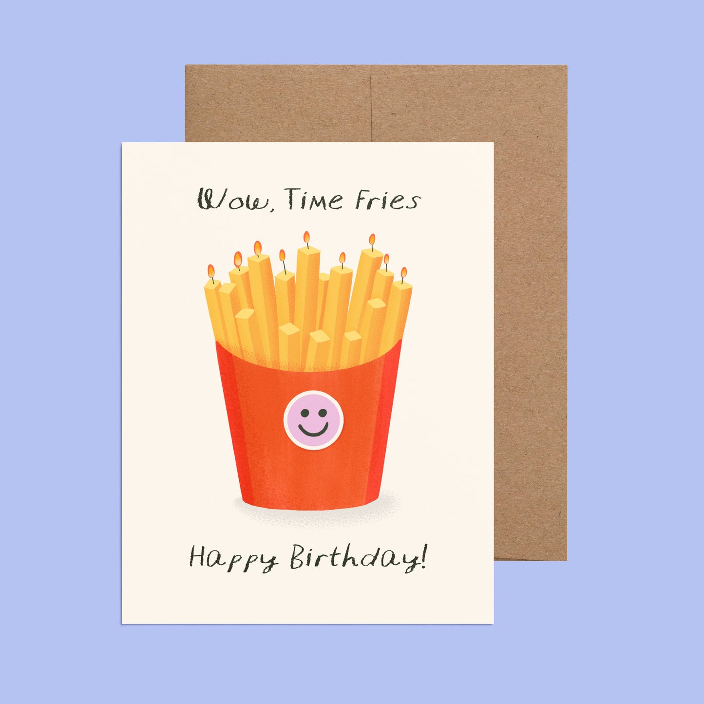 Time Fries Birthday Card