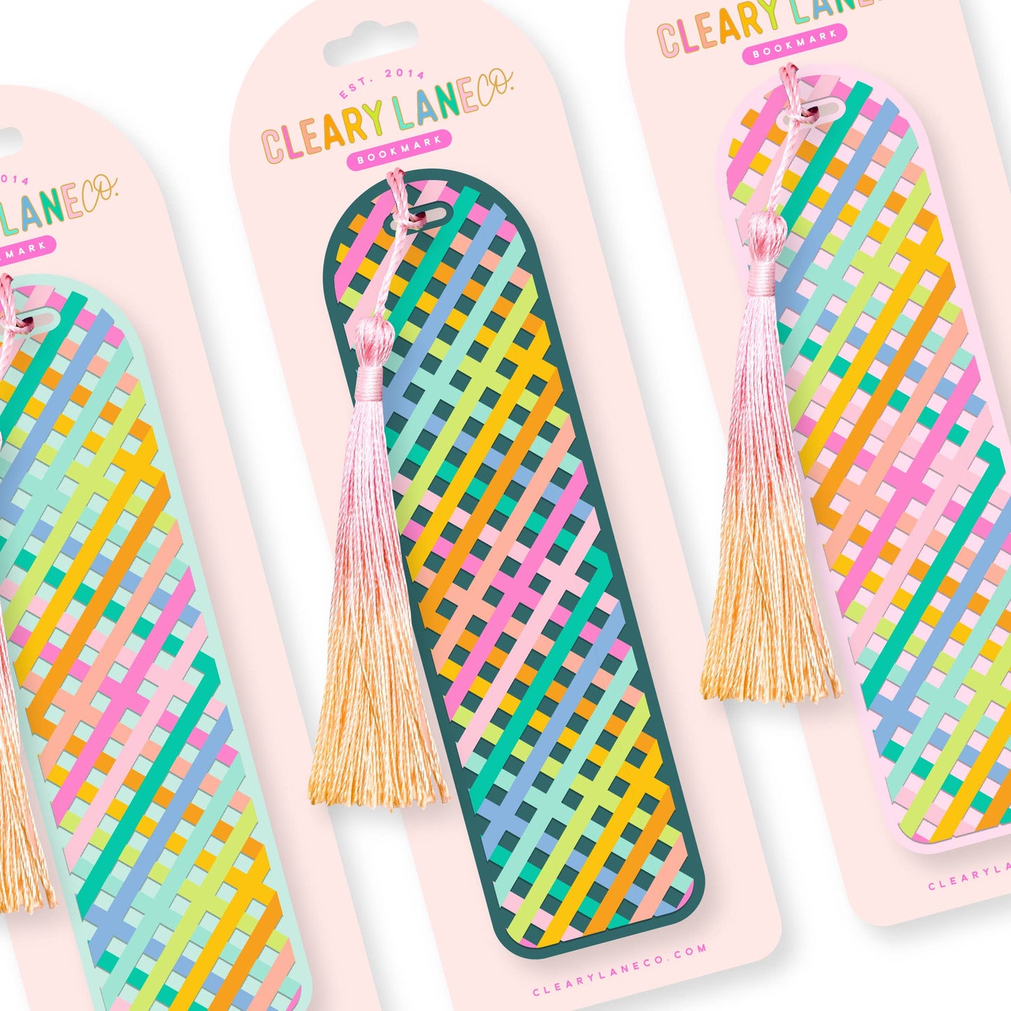Acrylic Bookmark | Hot Pink Floral Jungle