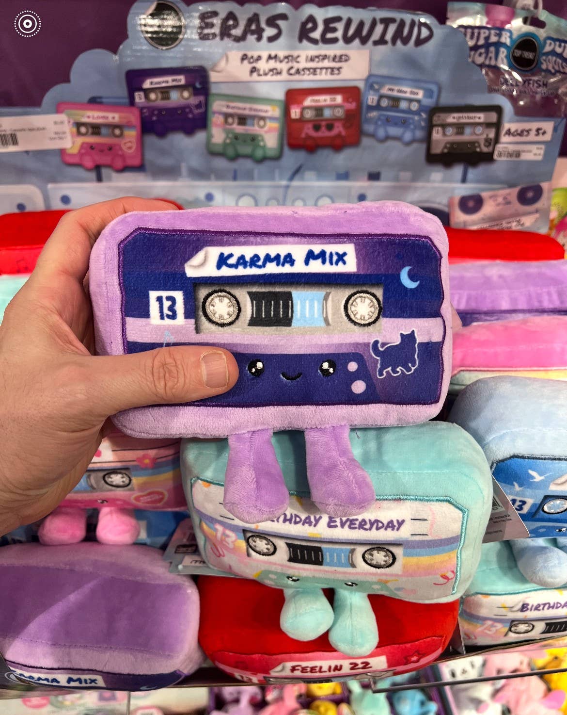 Scented Eras Rewind Cassette Plush