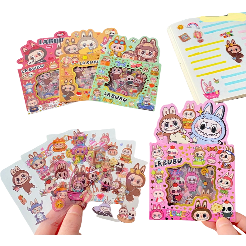 Labubu Stickers | Red