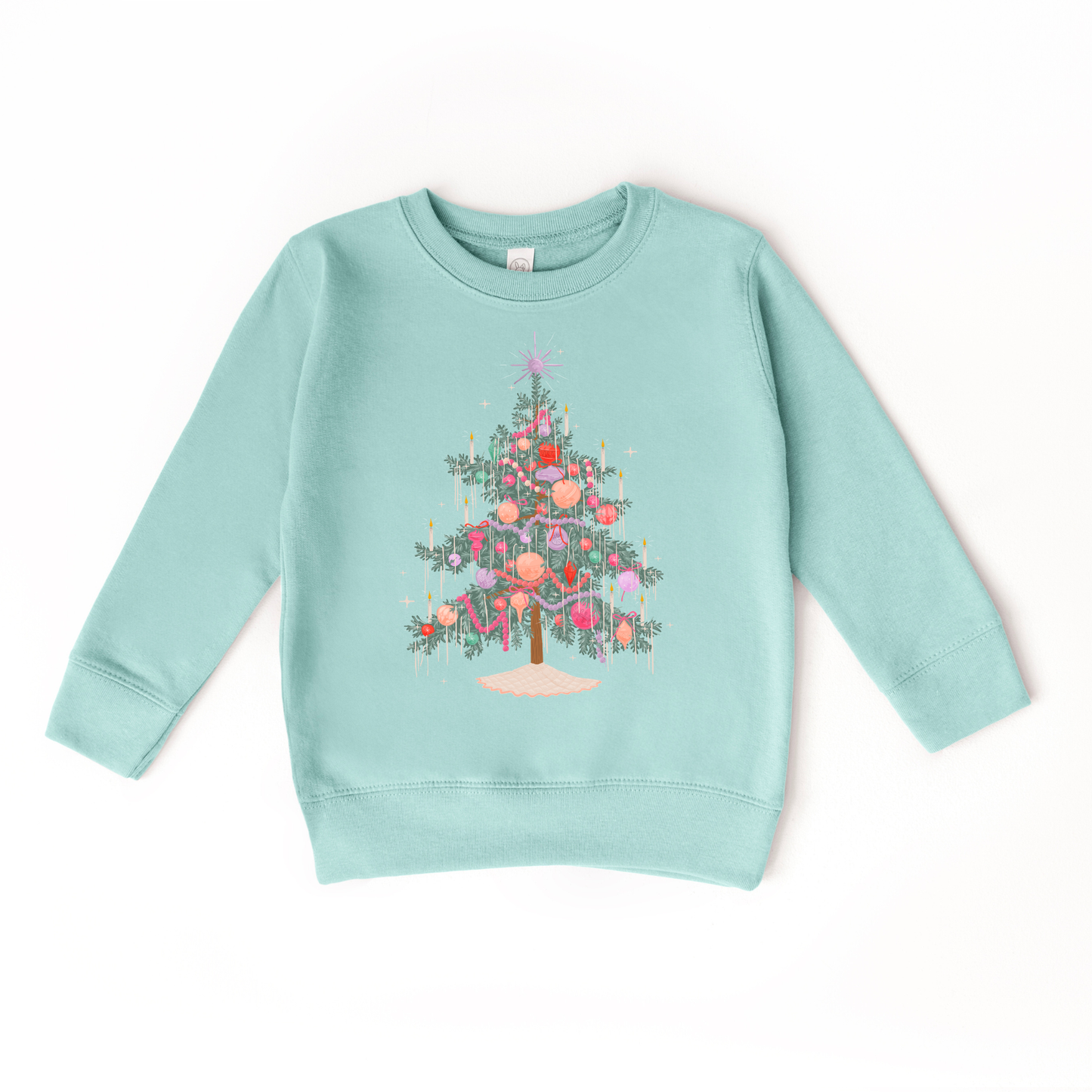 Christmas Tree Christmas Kids Pullover Sweatshirt