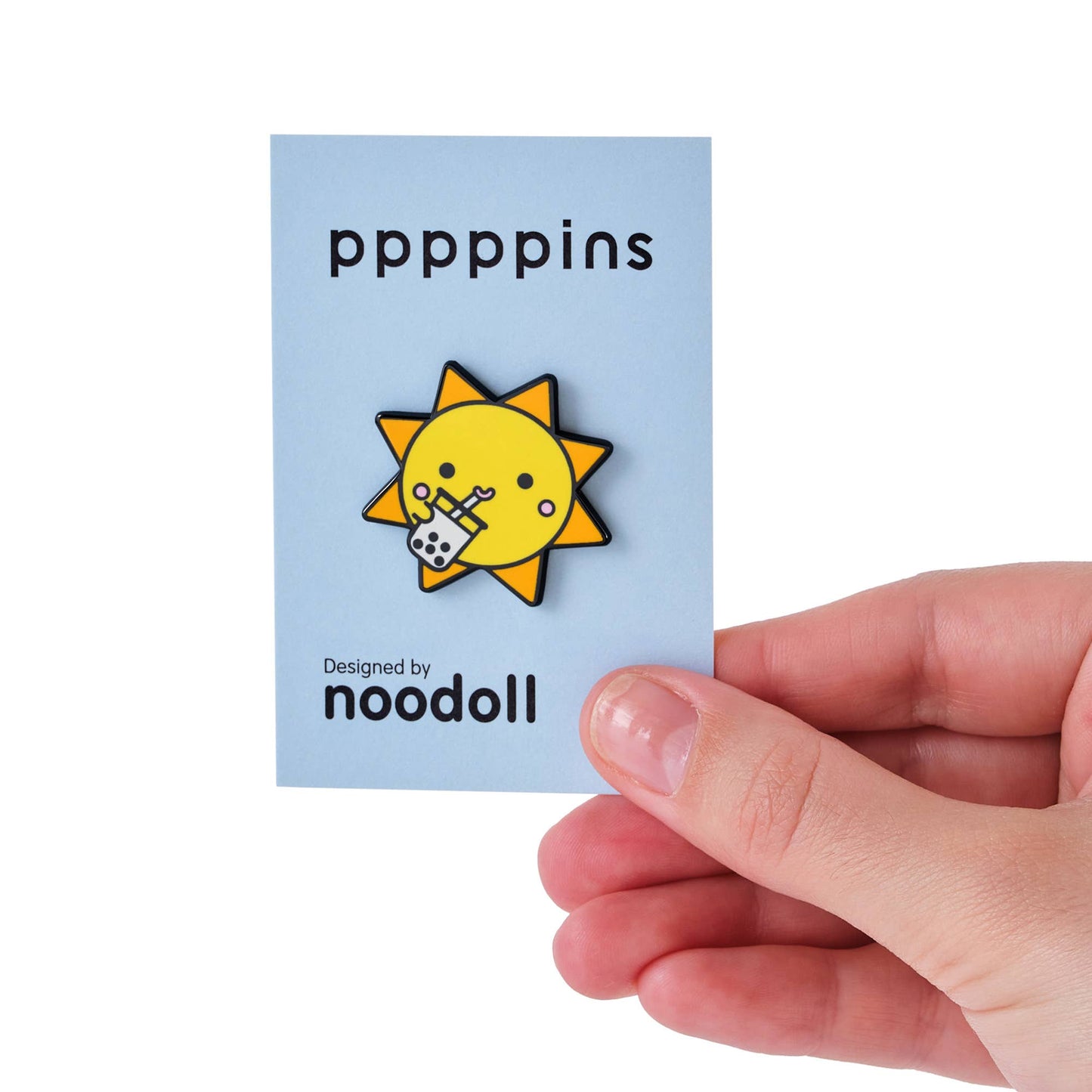 Sun Enamel Pin