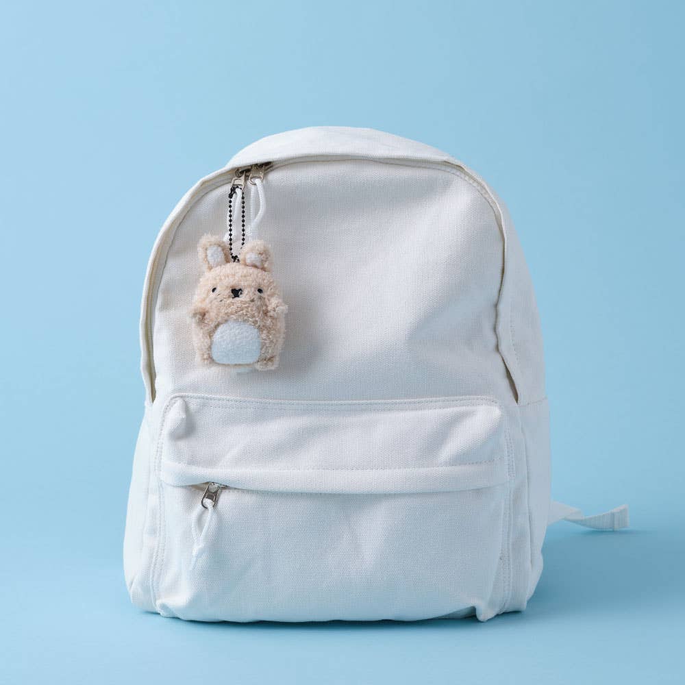 Beige Bunny Keyring