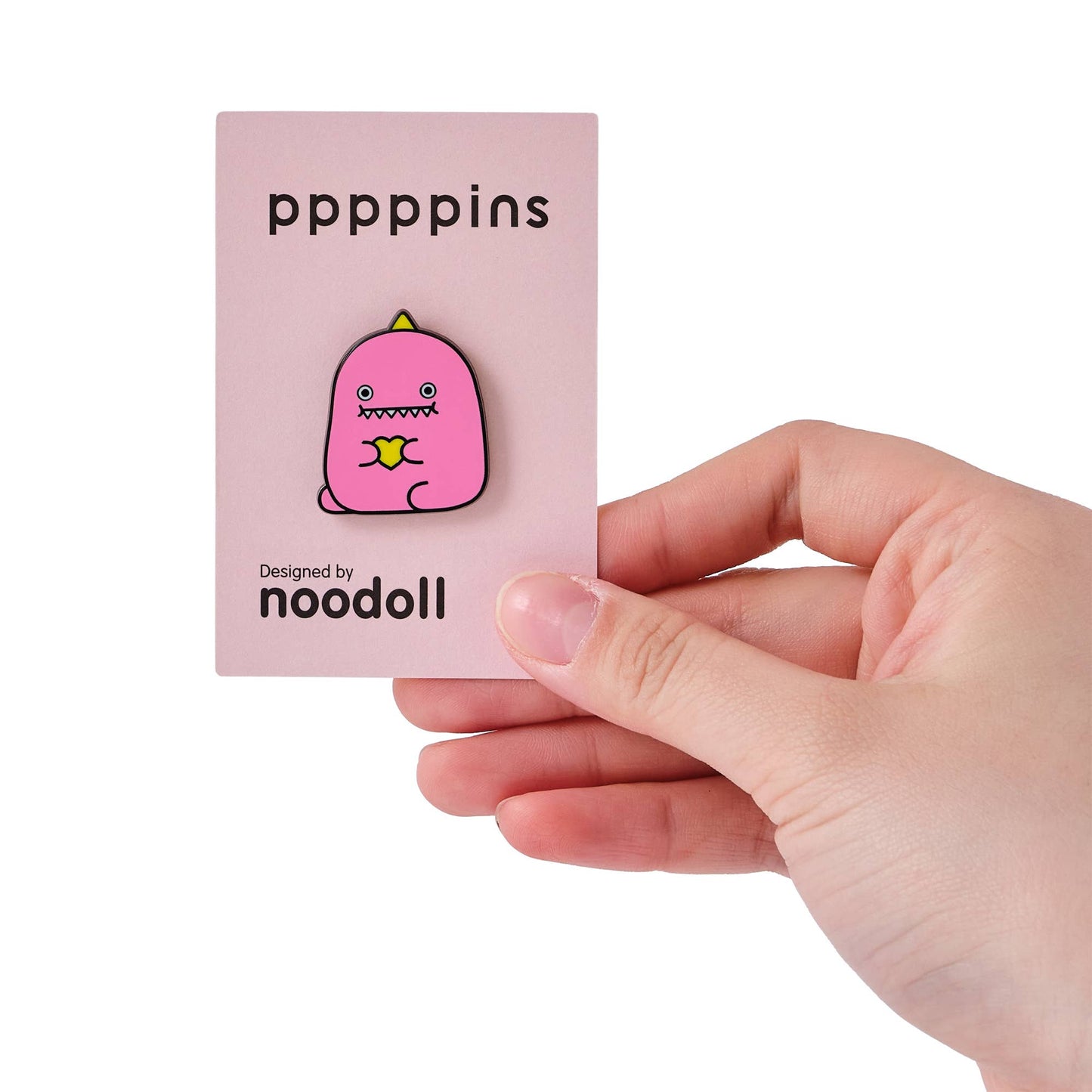 Pink Miss Dinosaur Enamel Pin
