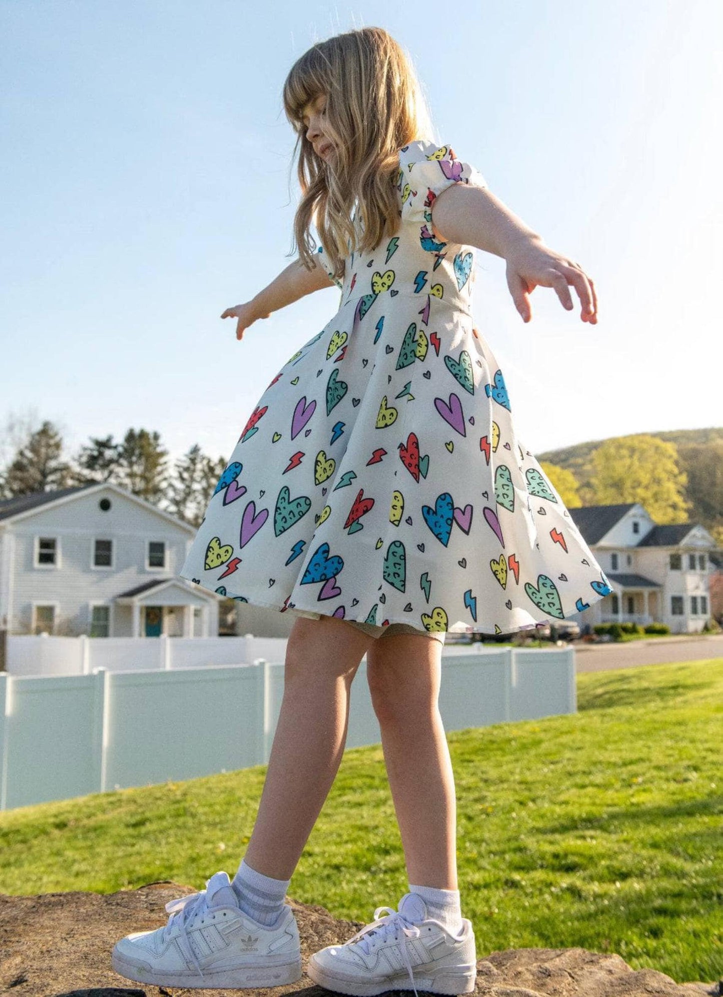 Rainbow Cheetah Hear Dress
