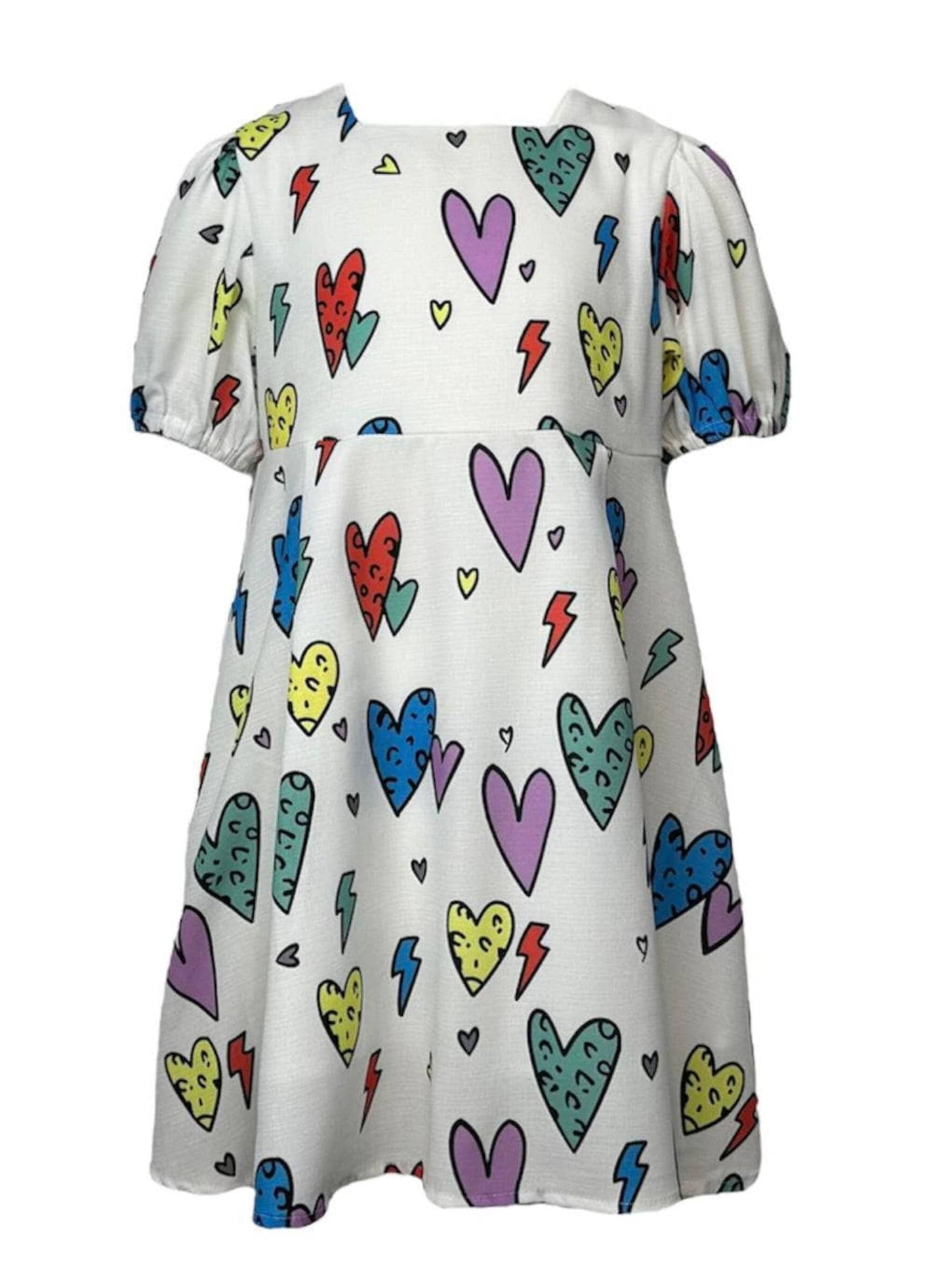 Rainbow Cheetah Hear Dress