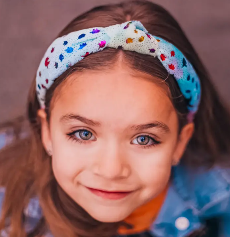 Tie Dye Unicorn Knot Headband