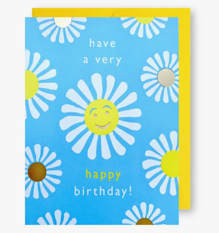 Happy Daisies Birthday Card