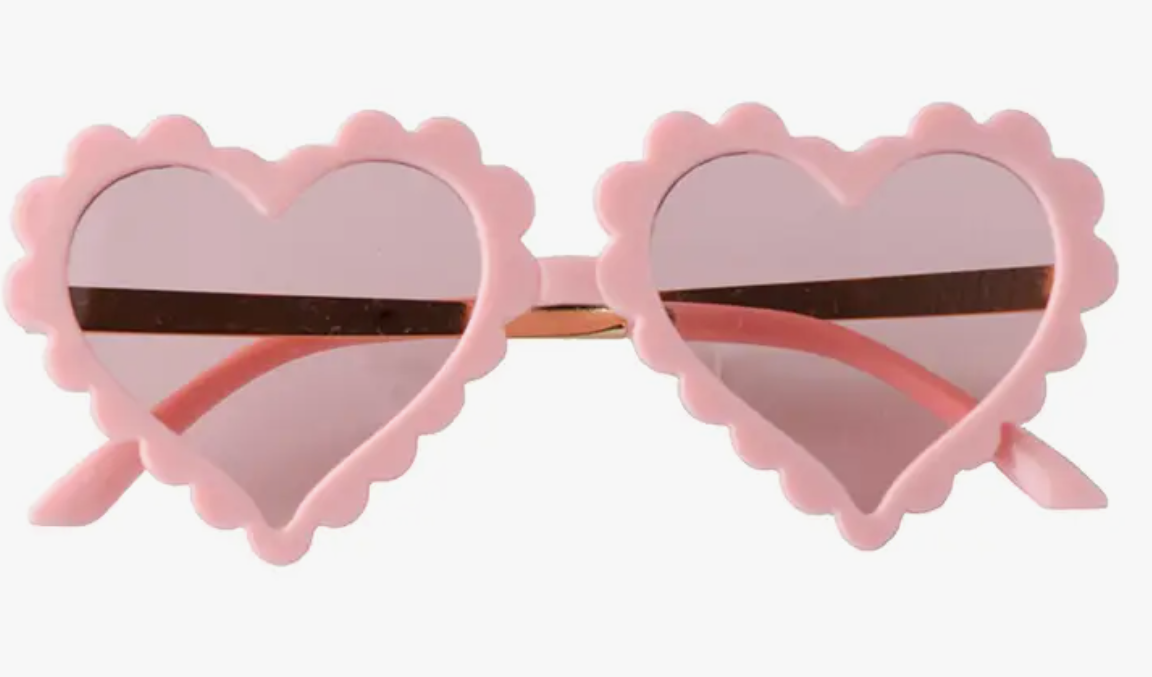 Pink Heart Sunglasses