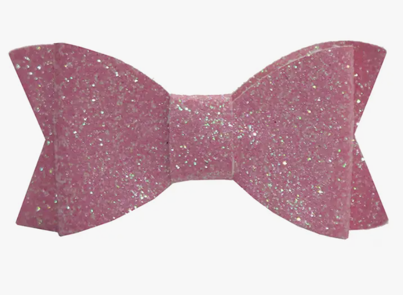 Pink Glitter Bow