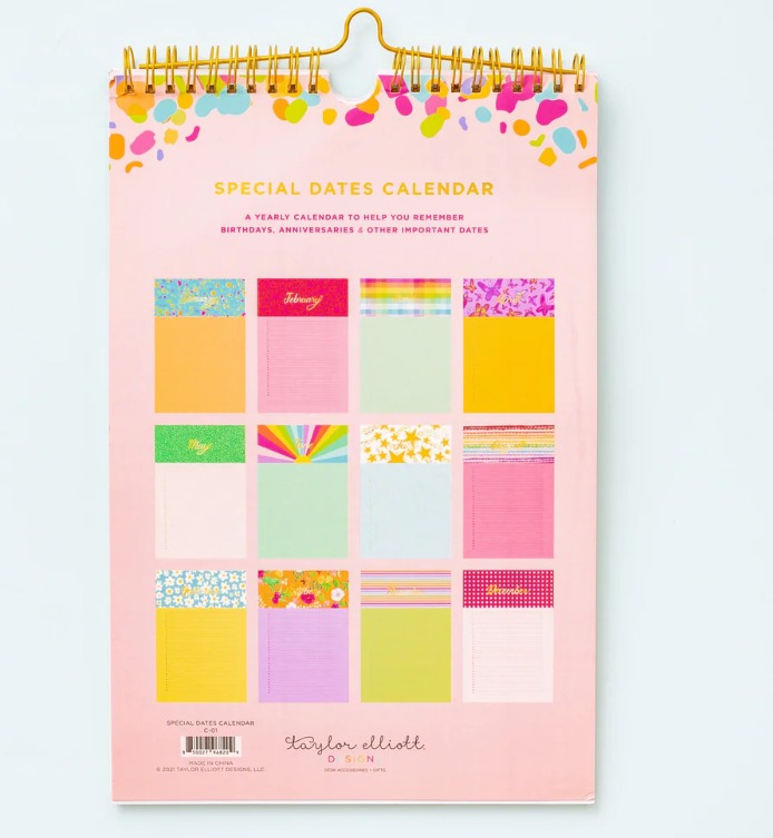 Special Dates Calendar