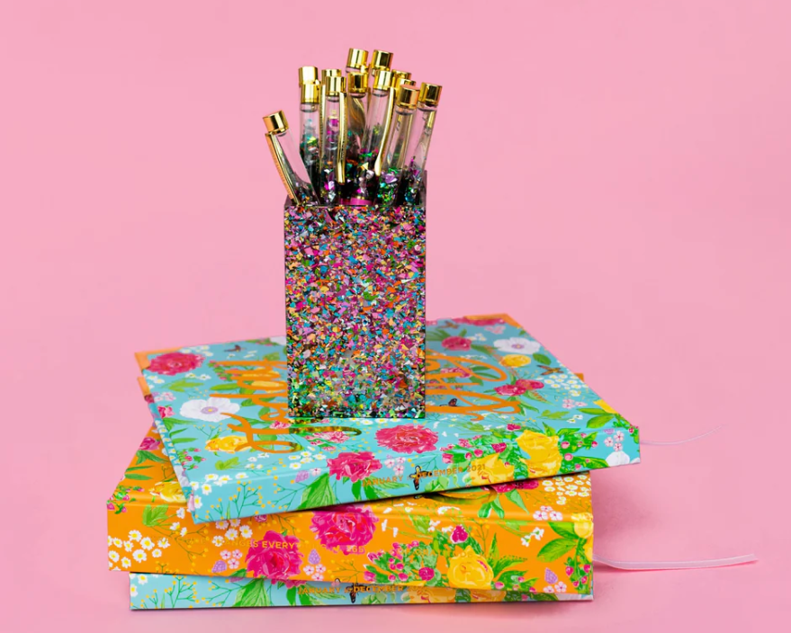 Confetti Acrylic Pen Holder