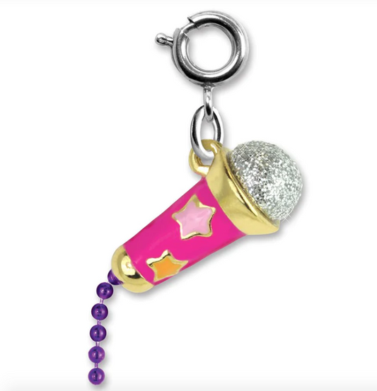 Star Microphone Charm