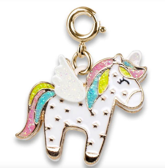 Gold Flying Unicorn Charm
