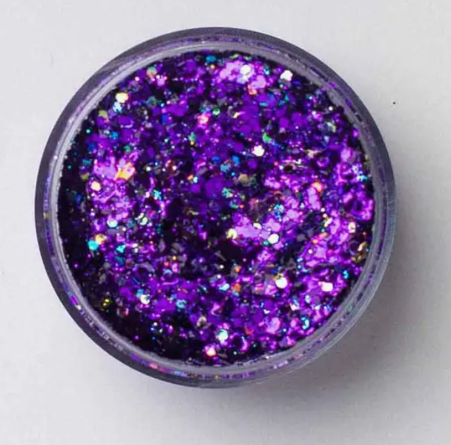 Ultra Violet Glitter Gel