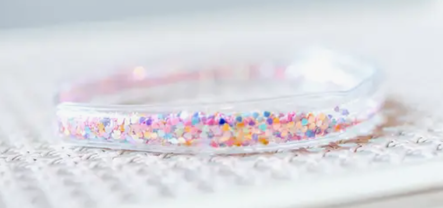 Hearts Confetti Shaker Headband