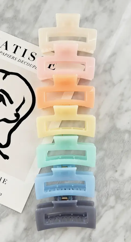 Translucent 3.5" Hair Claw