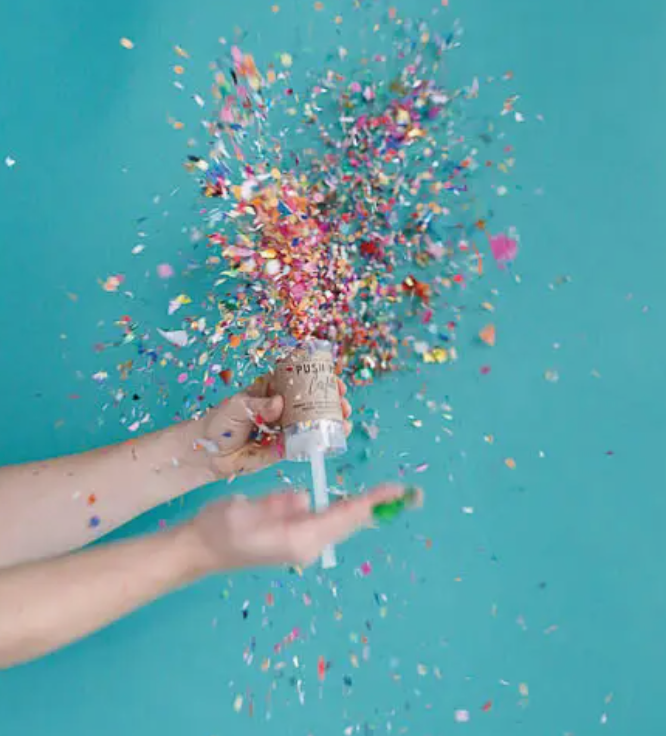 Confetti Push Pop