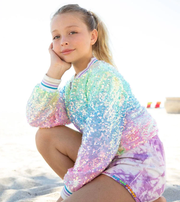 Icy Ombre Sequin Jacket