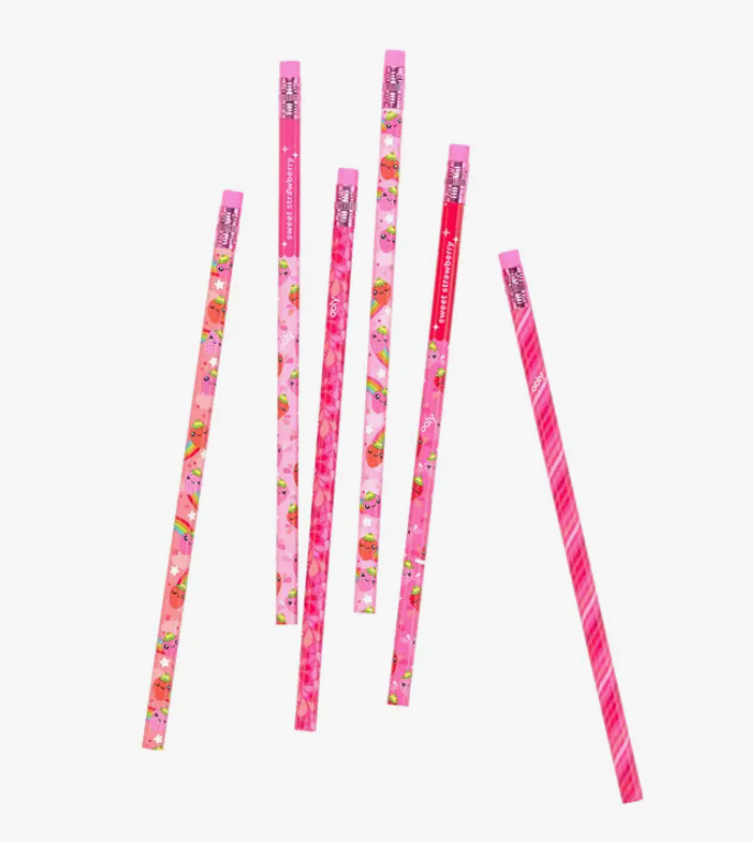 Strawberry Lil Juicy Scented Pencils