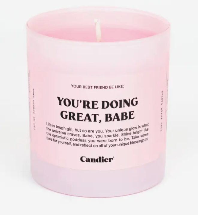 You're Doing Great Candle