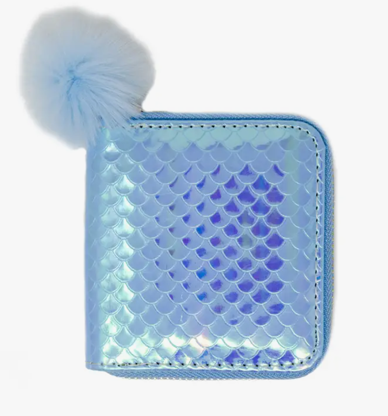 Blue Mermaid Scale Wallet