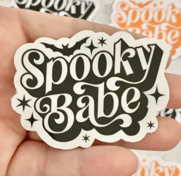 Spooky Babe Sticker