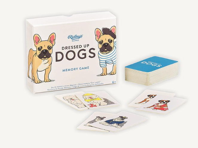 Dressed Up Dogs Memory Game