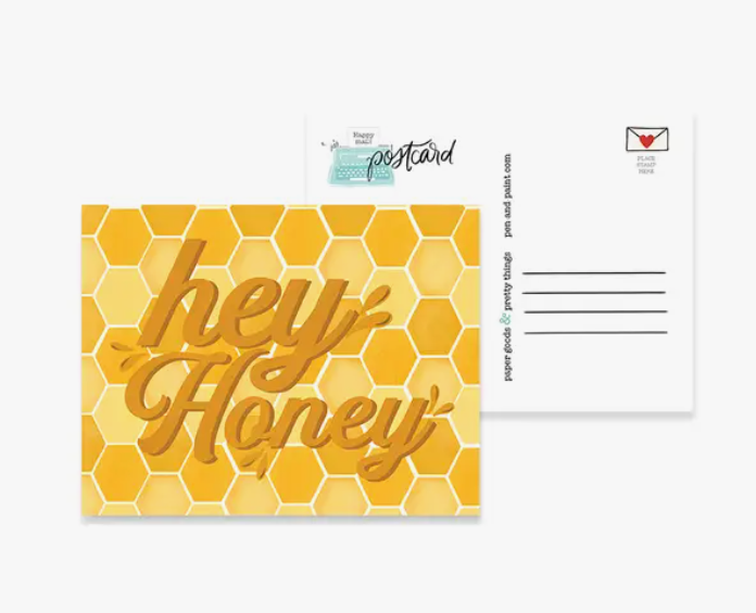Hey Honey Postcard