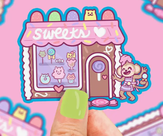 Candy Store Sweet Shop Keeper Sticker