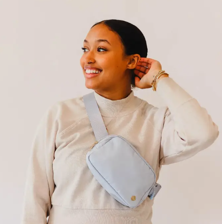 All You Need Belt Bag | Misty Blue