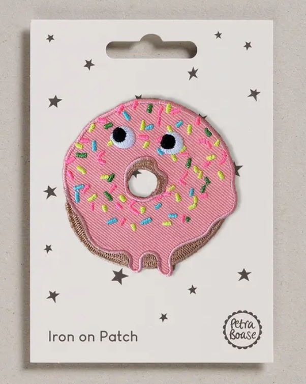 Doughnut Iron on Patch