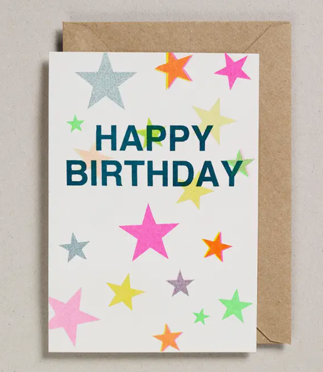 Stars Birthday Card