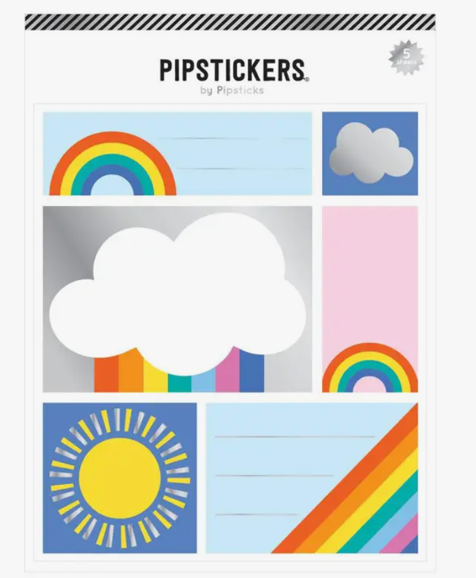 Radient Rainbow Labels