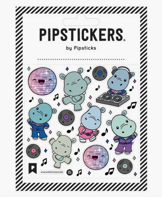Hippo A-Go-Go Stickers