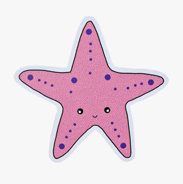 Kawaii Starfish Sticker
