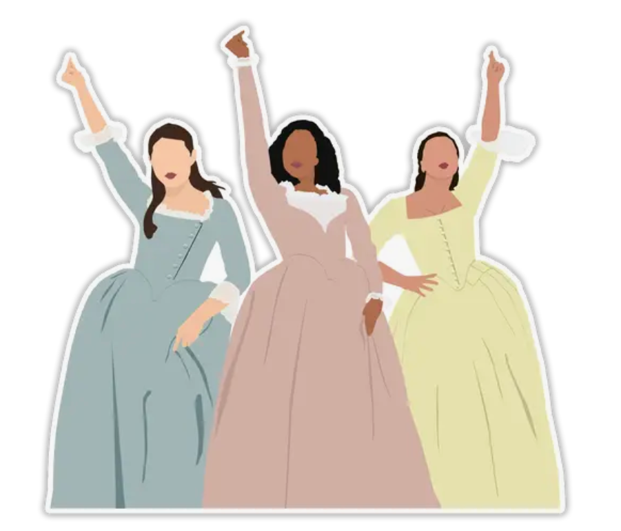 Schuyler Sisters Hamilton Sticker