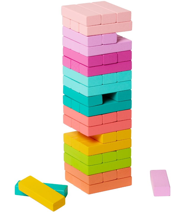 Rainbow Tumbling Blocks Game