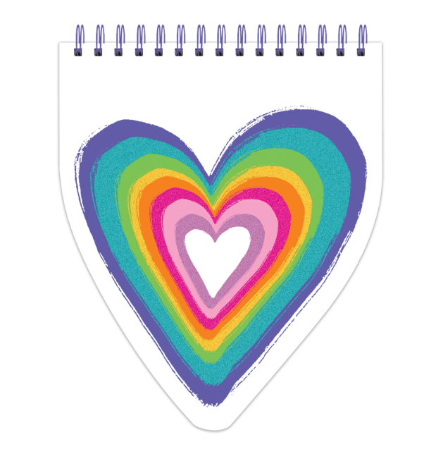 Rainbow Spiral Pocket Notebook