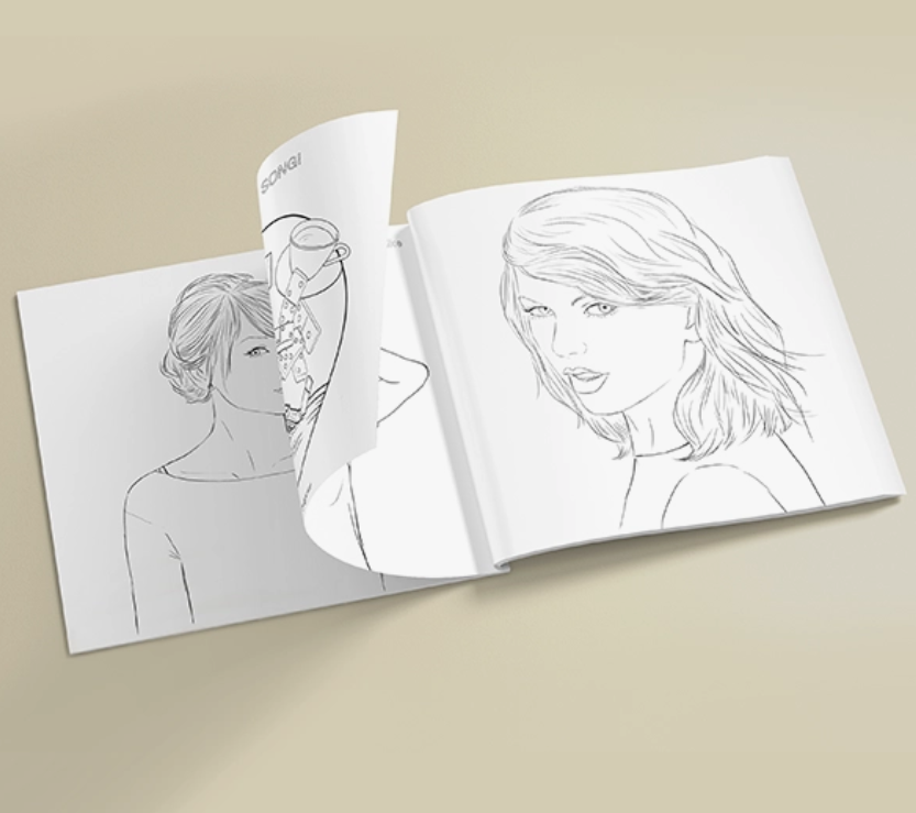 Colour Me Swiftly Coloring Book