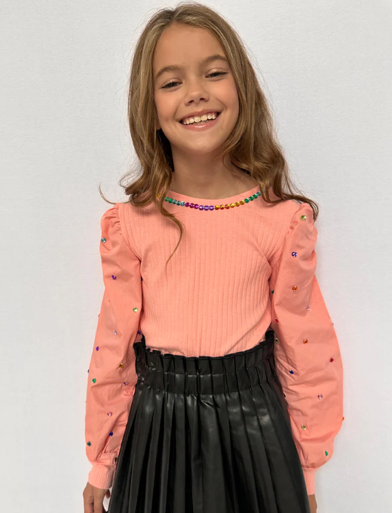 Gem Queen Puff Blouse