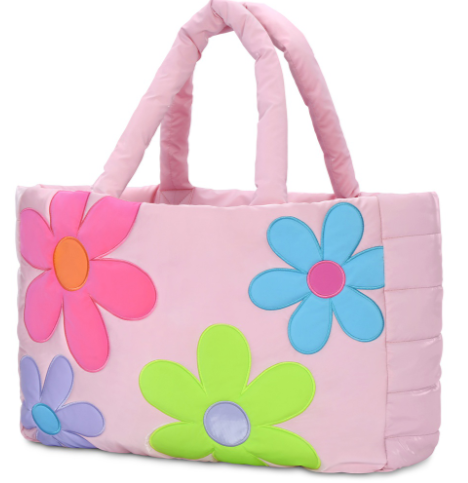 Pretty Petals Puffy Weekender